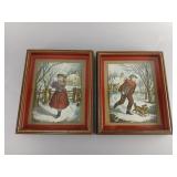 Framed Winter Scene Prints