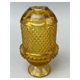 Viking Glass Amber Fairy Lamp