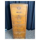 Macey Four-Drawer Wooden Filing Cabinet