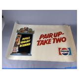 Pair Up-Take Two Large Paper Pepsi Sign