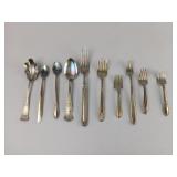 Silver-Plated Flatware Lot