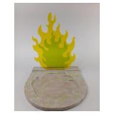 Maleficent Disney Display Stand with Flame Design