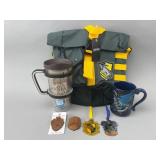 Harry Potter-Themed Backpack, Mugs, and Pins