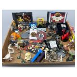 Box Lot of Figurines, Games, and Collectibles
