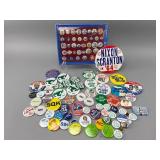 Political Campaign Buttons and Pinbacks