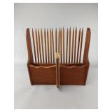 Wooden Berry Comb with Handle