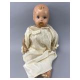Composition Baby Doll with White Gown
