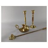 Brass Candlesticks and Accessories
