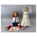 Mattel Chatty Cathy and Bride Doll Set