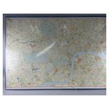 Super Scale London Map with Parks Detailed