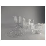 Clear Pressed Glass Tableware