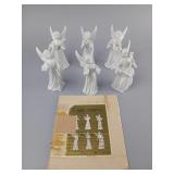 Six Ceramic Angel Figurines