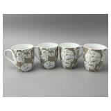 Four Wexford Ceramic Mugs