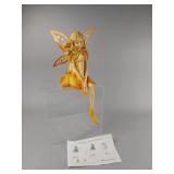 Fairy Figurine with Orange Flower Dress