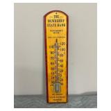 Vintage Newberry State Bank Advertising Thermomete