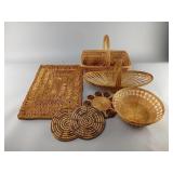 Woven Baskets and Mats