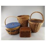 Five Woven Baskets