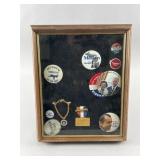 Framed Political Memorabilia Display Case