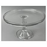 Clear Glass Pedestal Cake Stand