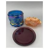 Carnival Glass Items, Includes FGS 1993