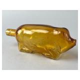 Amber Suffolk Bitters Pig-Shaped Bottle