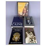 Five Hardcover Biographical Books
