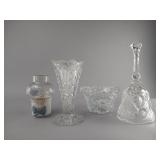 Four Glass Decorative Pieces