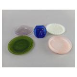 Five Boyd Glass Miniature Dishes