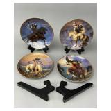 Hermon Adams Western Heritage Museum Plates