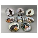 8 Perillo Plates with Stands by Artaffects