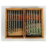 Irwin Auger Bit Set in Wooden Box