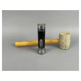 Ashe Flash Flashlight and Rubber Mallet