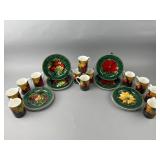 Hallmark 12pcs Holiday Plate and Mug Set