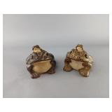 Ceramic Frog Figurines