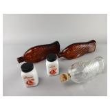 Fish-Shaped Bottles and Shakers