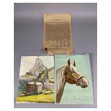 Hand-Painted Artwork and Document Reproduction