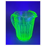 Uranium Glass Pitcher