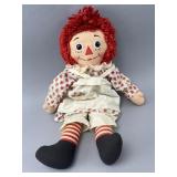 Raggedy Ann Cloth Doll with Red Yarn Hair