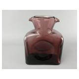 Amethyst Glass Square-Form Pitcher