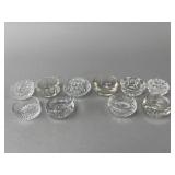 10 Glass Salt Cellars