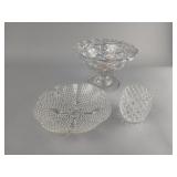 Crystal Dishes and Glass Candy Lot