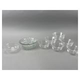 Clear Corning Glass Bowls