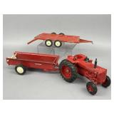 Three Ertl International Diecast Farm Toy