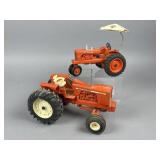 Two Allis-Chalmers Die-Cast Toy Tractors