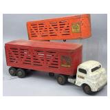 Structo Cattle Farms Inc. Semi Truck and Trailers