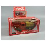 A Pair Coca-Cola Die-Cast Ford Ford Plateau Toy