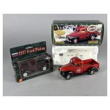 A Pair Die-Cast Ford Pickup Trucks Ertl Superior