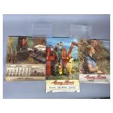 Vintage French Agricultural Calendar Pages