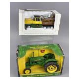 A Pair John Deere Die Cast Collectibles Spec Cast