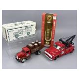 Three Die-Cast Gas and Oil Collectibles